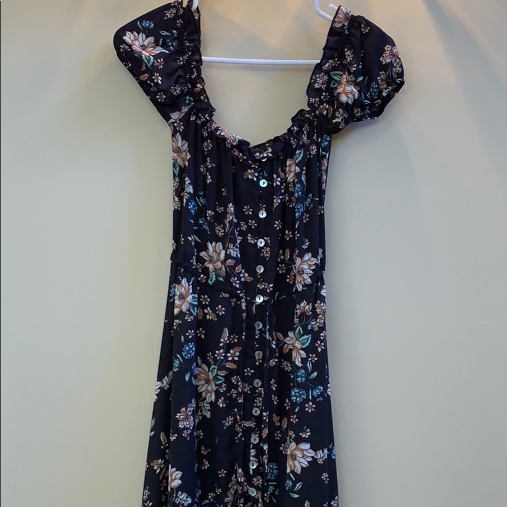 Vici collection dress high low maxi